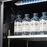 BACKBAR COOLER 3 GLASS DOORS BLACK