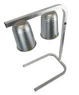 TELESCOPIC HEAT LAMP SILVER