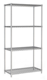 SHELF UNITS 4 LEVELS 900 FLAT PACKED