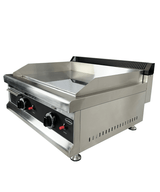 GAS FRY TOP CHROME 650