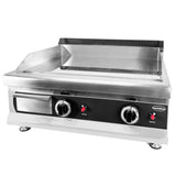 GAS FRY TOP CHROME 650