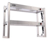 Overshelf halogenopvarmet 2 niveauer 900 flat packed