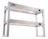 Overshelf halogenopvarmet 2 niveauer 900 flat packed