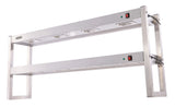 OVERSHELF HALOGEN HEATED 2 LEVELS 1500 FLAT PACKED