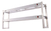 Overshelf halogen heated 2 levels 1500 flat packed