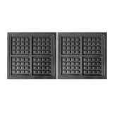 ROTATING WAFFLE IRON 4PCS BRUSSELS WAFFLE