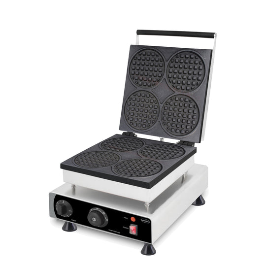 Vaffeljern 4 stk. runde vafler