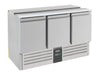 Refrigerated saladette 3 doors