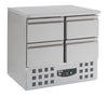 Refrigerated counter 4 drawers