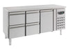 700 refrigerated counter 1 door and 4 drawers