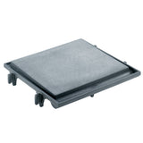 Glatt stegeplade, 1 blus