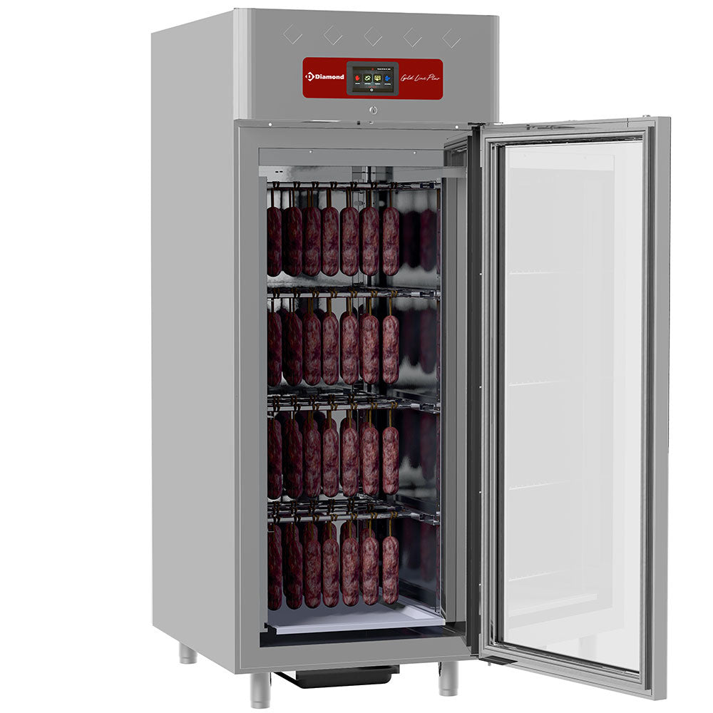 Ventileret modningskab 850 liter, 1 glasdør 20x GN 2/1