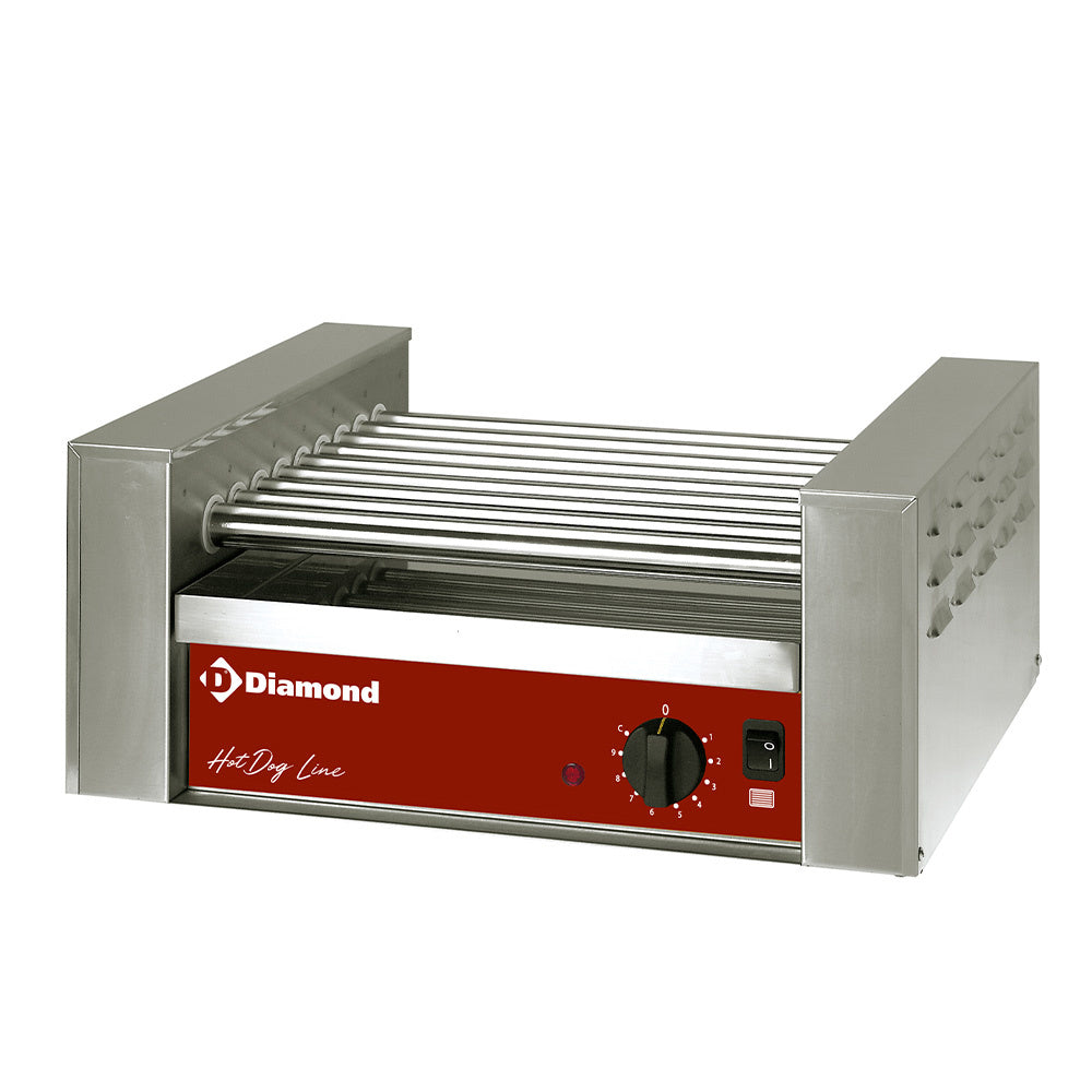 Sausaged grill electric, 5 rollers