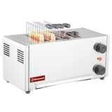 Elektrisk toaster (croque-monsieur), 4 tang - Rustfrit stål.