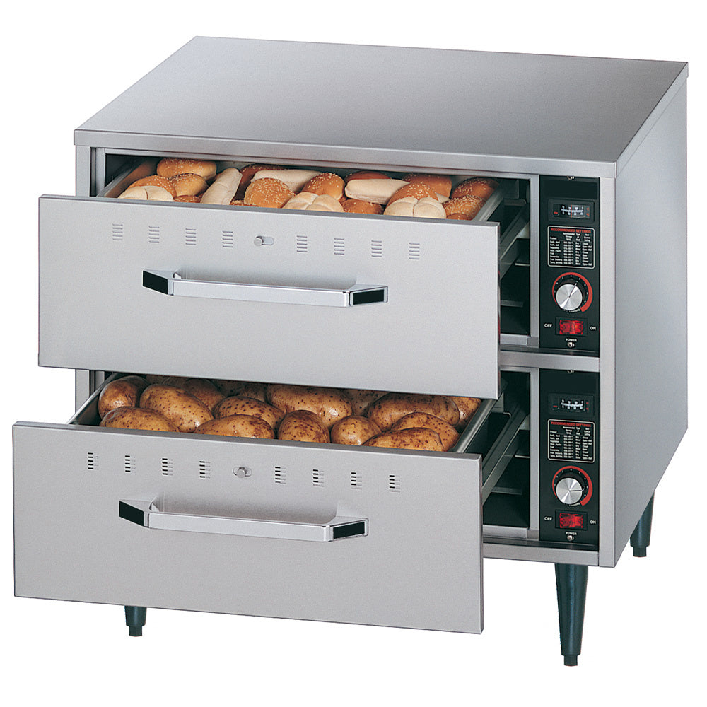 Food heater to put down, 2 drawers (GN 1/1 - 150 mm)