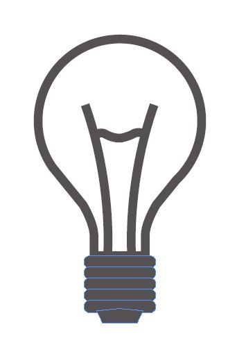 Lampe til opvarmet etagere