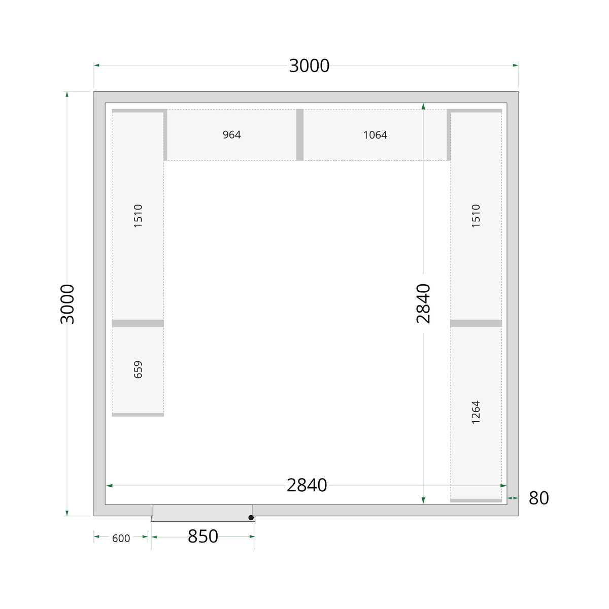 CR 300x300x220 WD