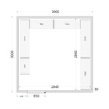 CR 300x300x220 WD