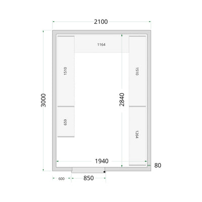 CR 210x300x220 WD