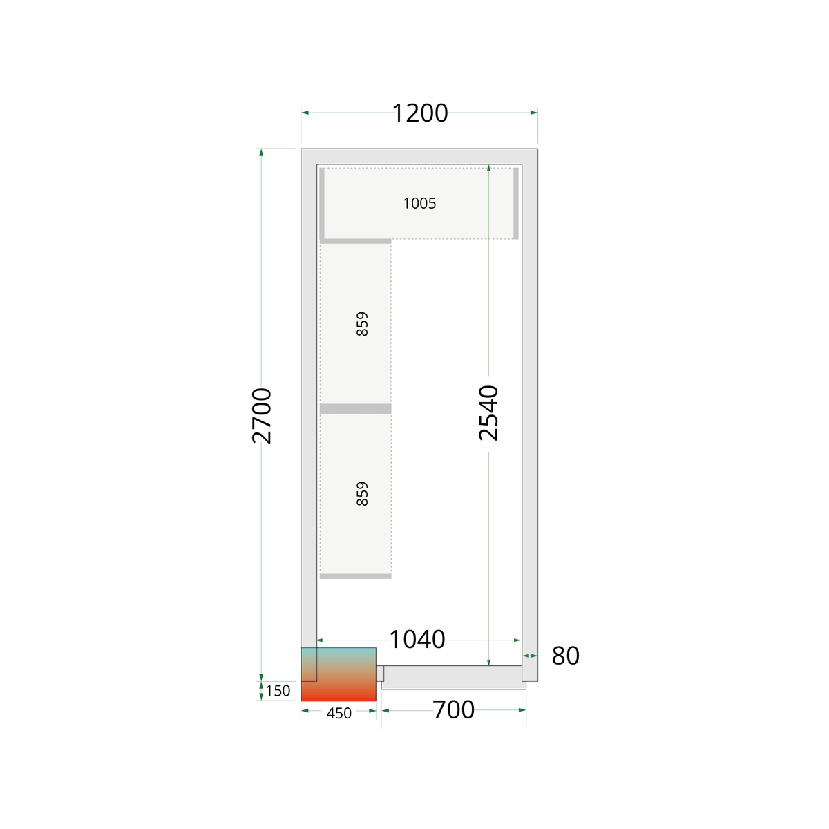 Shelf Rack System Kit