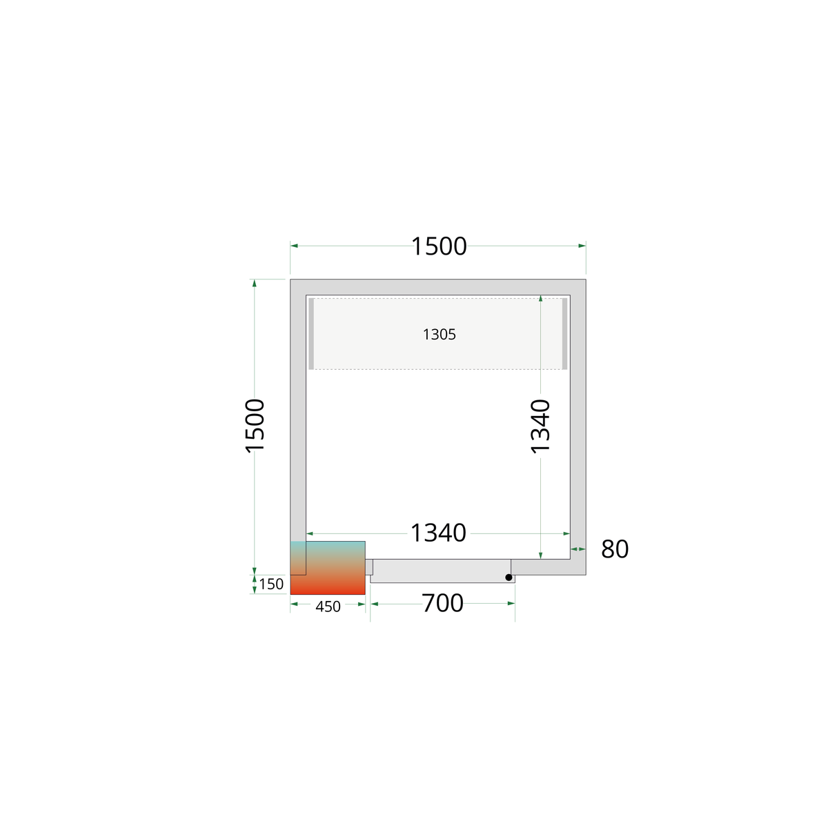 CR 150x150x212 NF