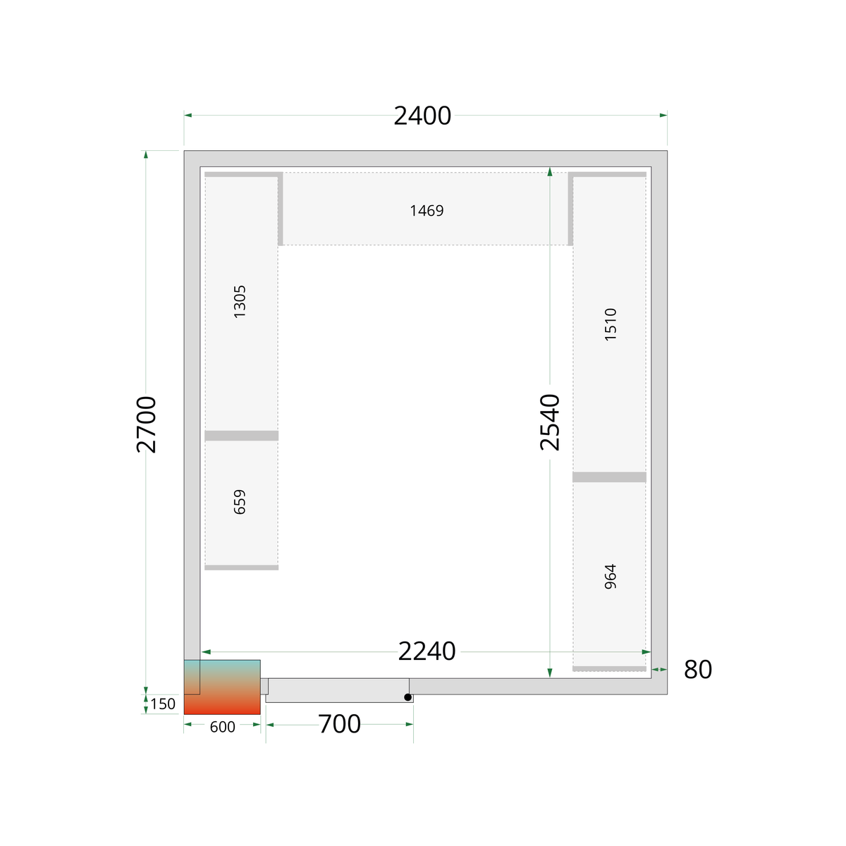 Shelf Rack System Kit