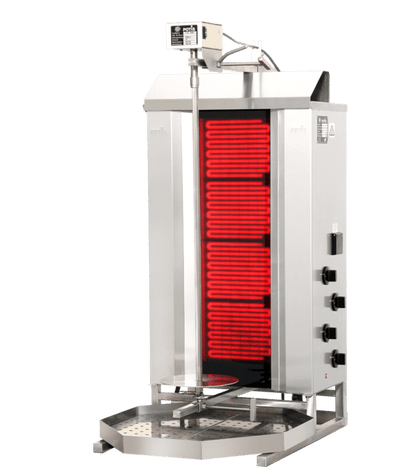 Potis CE4 – Kebabgrill/gyros til El, motor top, 70 kg