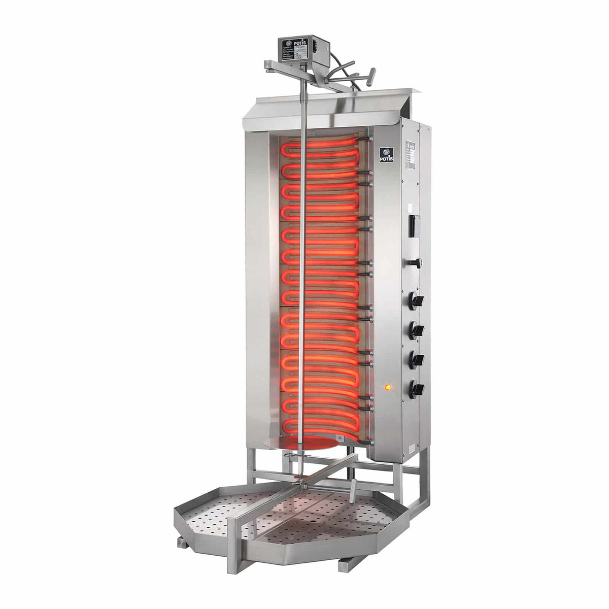 Potis CE7 – Kebabgrill/gyros til El, motor top, 80 kg