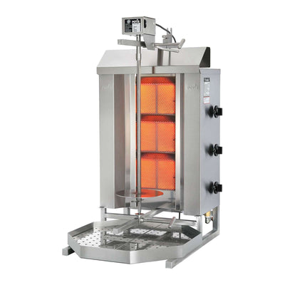 Potis GD3/S – Kebabgrill/gyros til Gas, motor top, 40 kg