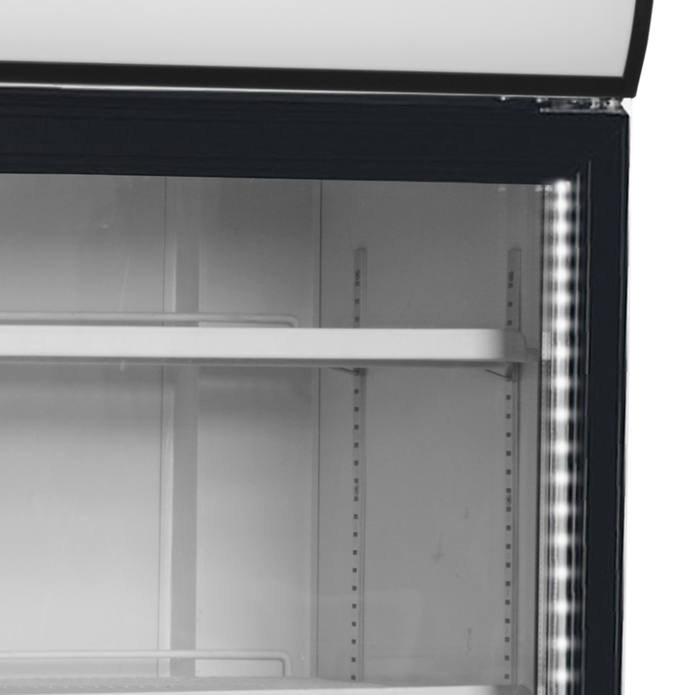 2-door display cooler with canopy FSC890H