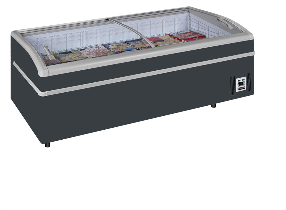 Antracite Supermarket Freezer SHALLOW 200A-F