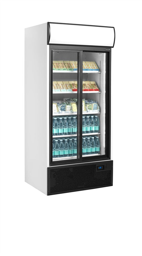 2-door display cooler with canopy FSC890S