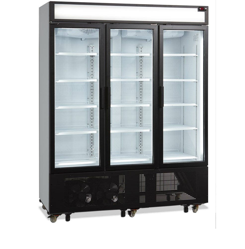 3-door display cooler with canopy FSC1600H