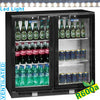 Bar køleskab m. 2 døre, 191 liter - NordeleGastro