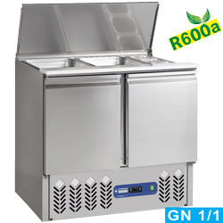 Diamond saladette m. 2 døre, 240 liter