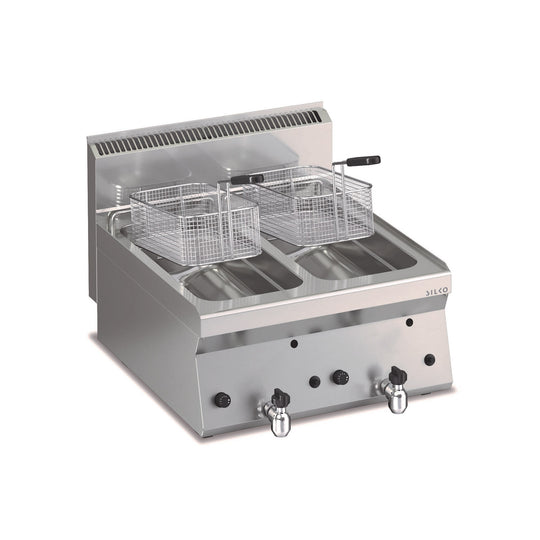SILKO Dobbelt GAS friture, 2x8 ltr.