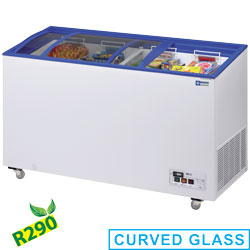 Fryser med skydedøre, 290/392/527 liter