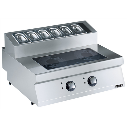 ZANUSSI KOGEPLADELINJE EVO700 2 FRONTAL VARMEPLADE ELEKTRISK INDUKTION KOGEPLADE 372023