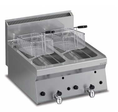 SILKO Dobbelt EL friture, 2x10 ltr.