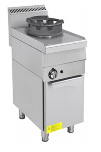 Gas Wok Komfur med 1 Brænder 400 x 630 mm
