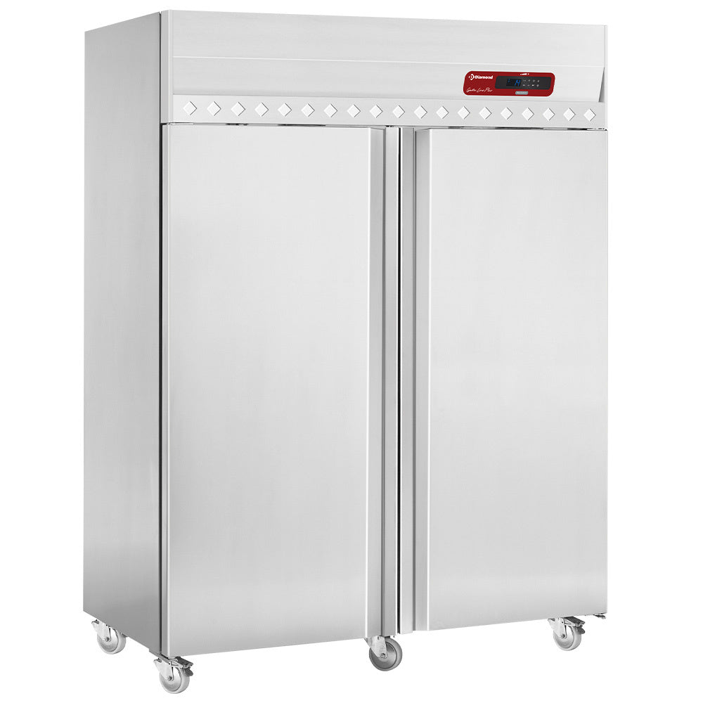 Ventileret køleskab 1400 liter 2 døre GN 2/1, på hjul