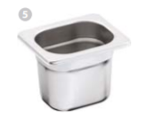 Stalgast kantine 132x108 mm GN 1/12