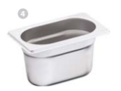 Stalgast kantine 176x108 mm GN 1/9