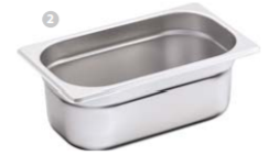 Stalgast kantine 265x162 mm GN 1/4